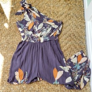 Free People floral jumpsuit, size small NEW